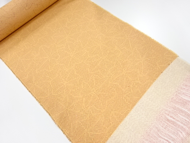 JAPANESE KIMONO / ANTIQUE BOLT FOR KIMONO / SILK / TSUMUGI 